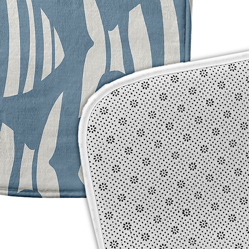 Tapis de bain Sail Sun and Fun, L 17 po x L 24 po, Bleu