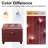 Faux Leather Storage Ottoman for Living Room-889282985