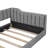 Twin XL Size Upholstery Daybed And Side Storage Pocket