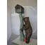 Ours à côté d'un arbre avec statue en bronze de boîte aux lettres - Taille: L 19 po x l 20 po x H 50 po