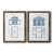 Toile avec cadre en noyer