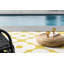Hand Hooked Floral Area Rug in Dandelion/White-57599234