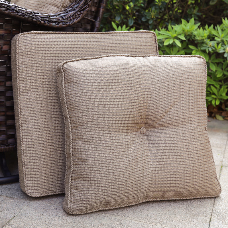 Outdoor 4'' Seat / Back Cushion, Mocha