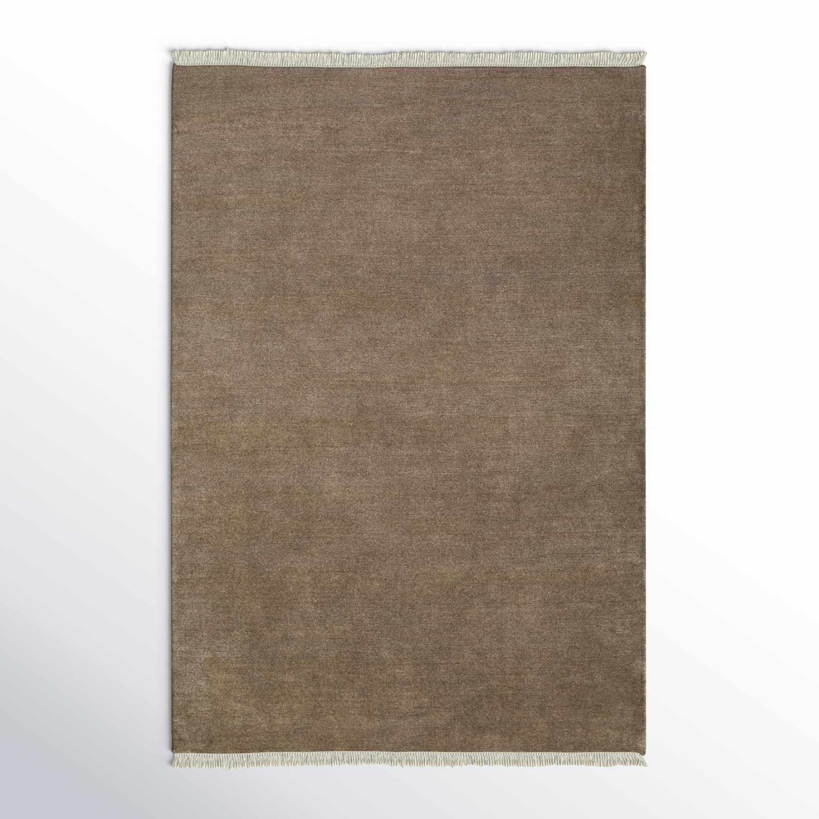Clio Hand-Loomed Ivory Wool Rug, Rectangle 8' x 10'