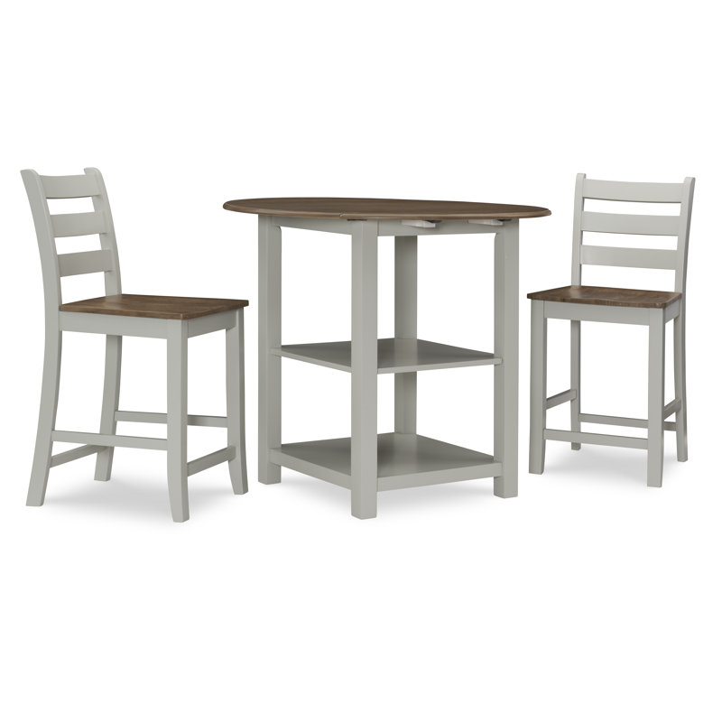 Ensemble de salle à manger à hauteur de comptoir Northwick, Gris
