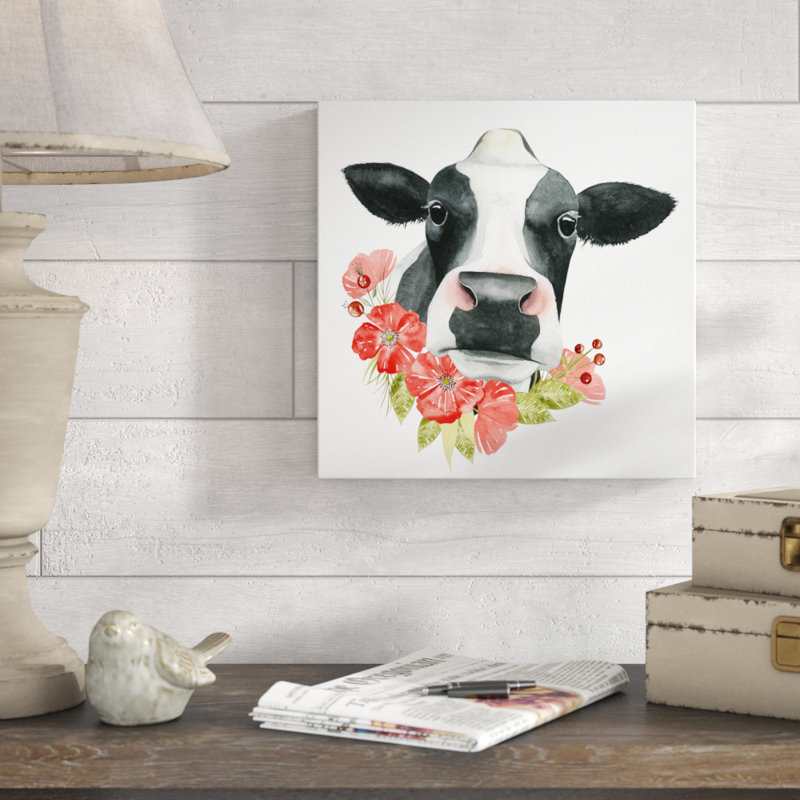 « popy farm i », impression sur toile tendue, H 14 po x l 14 po x P 2 po