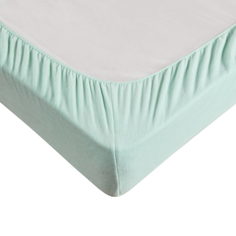 Ensemble de 3 draps simples TG - 100% molleton, doux et confortable commune, boulochage, lavable à la machine, avec drap plat, housse de drap-housse de domaine, plat et draps, 1