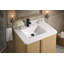 Meuble-lavabo simple 30 po avec plateau en quartz Bueche