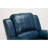 Charlotte Navy Blue Leather Gel Recliner