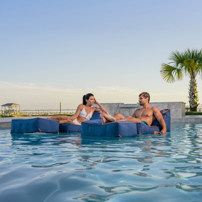 Fauteuil de piscine Big Joe Lux Sealander, Bleu port