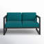 Avion Loveseat - Black-247300372-267548404