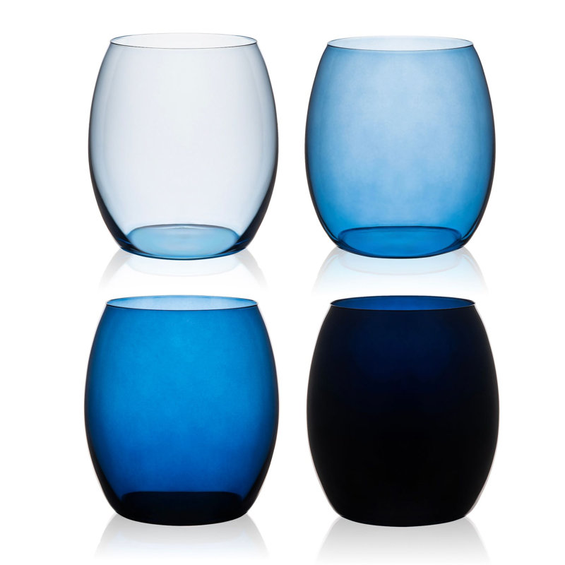 Les Nuages Ombre Tumbler Glasses, Blue