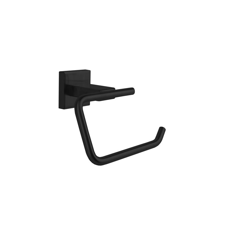 Trova Wall Mount Toilet Paper Holder, Black