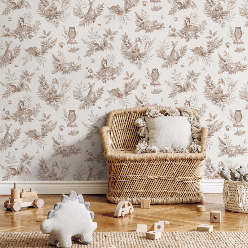 10.05m x 53cm Matte Wallpaper Roll, Cream Beige