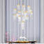 Lustre moderne de 32 po à DEL pour le salon, la salle à manger et le vestibule - DEL intégrée, aucune ampoule requise-41793701