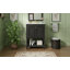 Meuble-lavabo de luxe moderne de 24 po avec lavabo en céramique, meuble de salle de bain avec tablette ouverte et rangement fermé-125847751