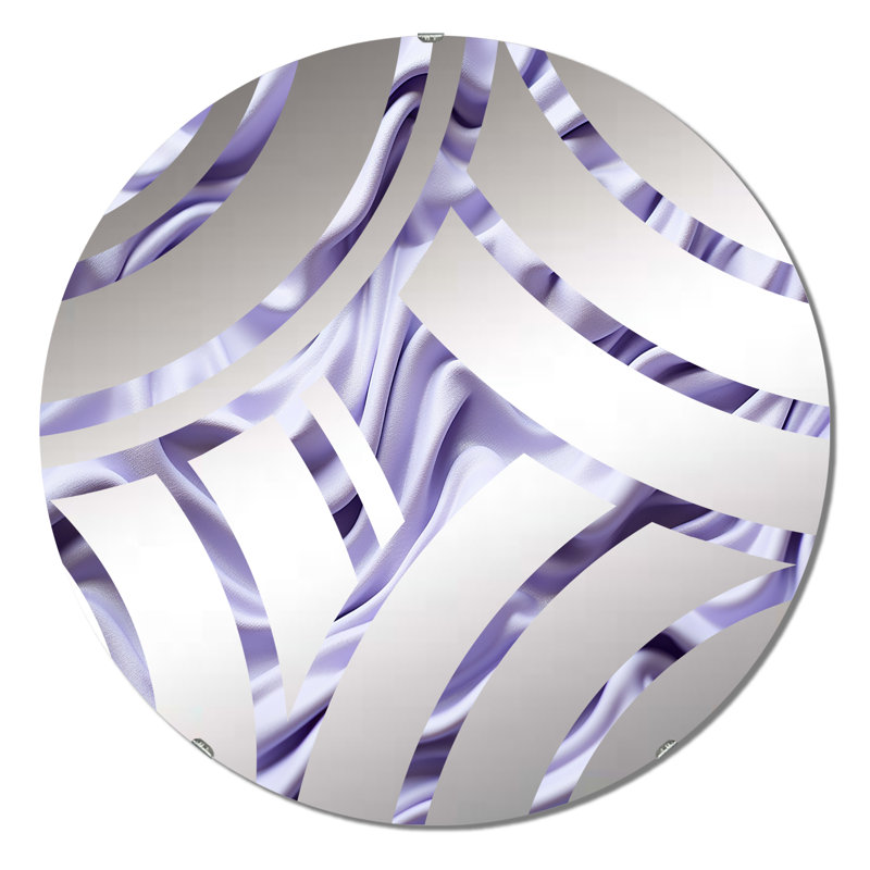 Eryl - Centre Wave Decorative Mirror, 23.6" x 23.6"