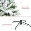 Arbre de Noël artificiel enneigé 9 pi avec branches réalistes-1157527856