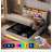 Upholstered Platform bed with a Hydraulic Storage System, LED and USB Charging-1657769680-1657769682