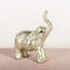 Figurine éléphant blanc avec tronc surélevé