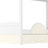 Beige White MDF+Pine+Plywood Full Bunk Bed with Trundle, Bookshelf, Car Design-1438014519-1438014522