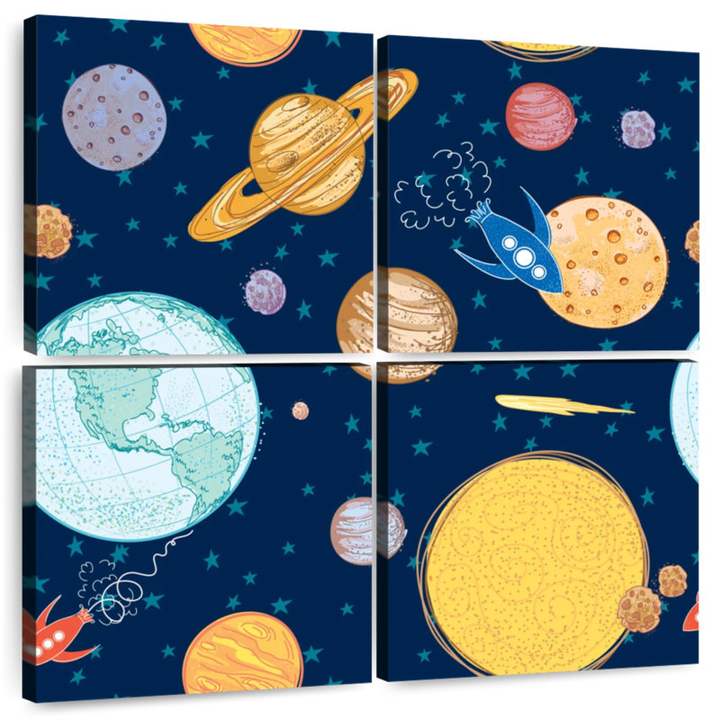Oberle Space Journey Pattern, 45" H x 45" W
