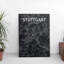 Stuttgart City Map - No Frame Print-1852127728