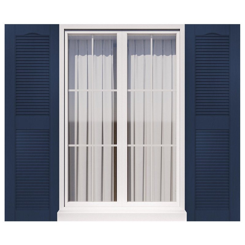 14.5 x 25 Louvred Shutters, Blue