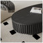 Table basse ovale avec rangement 47 po-724033007