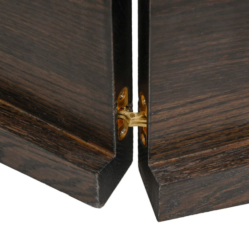 Auroara 200cm Solid Wood Bathroom Vanity Top, Dark Brown