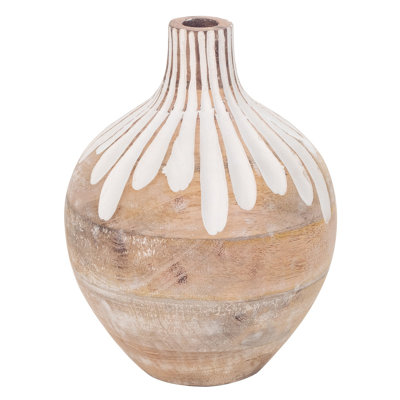 Wood Table Vase