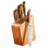 Ensemble de couteaux en bois d'olivier italien 7 pièces Bloomhouse