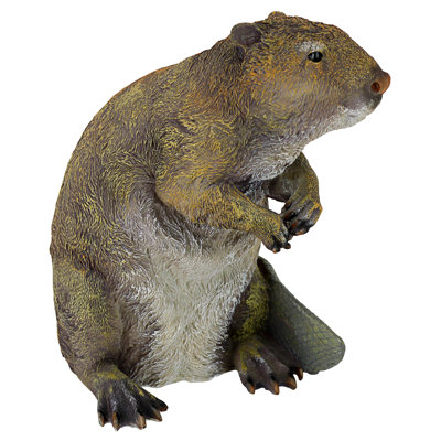 Statue beaver debout