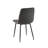 Corduroy Square Quilted Side Chairs, Dining Chairs With Black Metal Legs-429421681-407724490