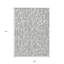 Tapis intérieur / extérieur géométrique lavable argenté et ivoire 9 pi x 12 pi