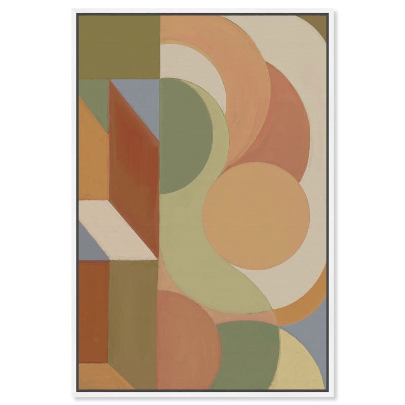 Adore You More Canvas Abstract Print by Oliver Gal, Black Frame, 10 x 15, 25"H x 37"W, White Floater Frame