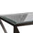 Collingdale Glass Shelf End Table with Storage