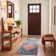 Felty Oriental Orange Area Rug
