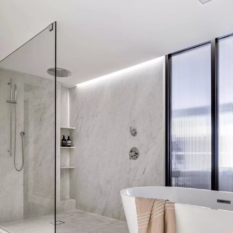 Wand Dual-Function Handshower with Hose, Polished Chrome