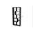 Asymmetrical Display Shelf & Bookcase, 5-Tier-577289188