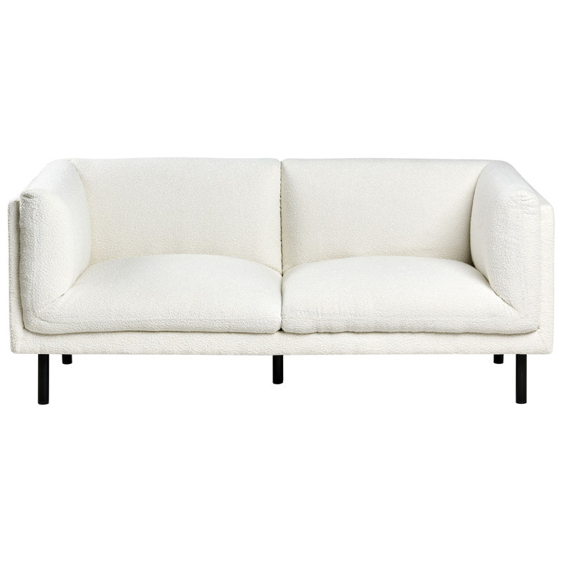 Sofa Suhayma Fabric, Off-White Boucle, 2, 76cm H x 180cm W x 84cm D