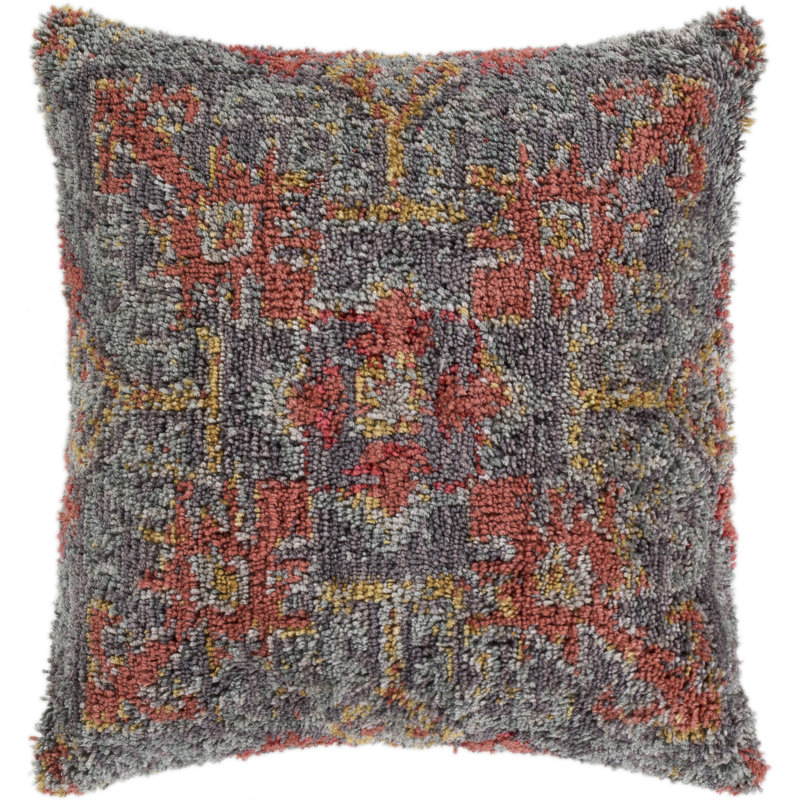 Coussin décoratif Baer, H 18 po x l 18 po, Polyester