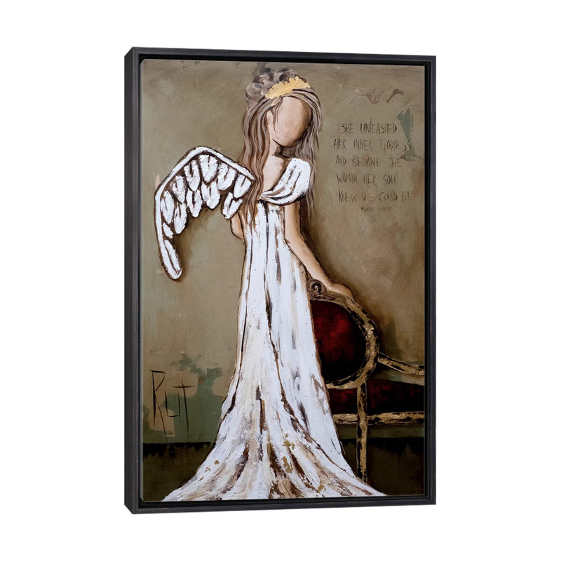 « Unleashed » par rut art Creations-impression d’art graphique, Pas de tapis, H 18 po x l 26 po x P 1,5 po
