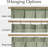  Pinch Pleated Linen Valances for Windows, 2 Panels Set Farmhouse Light Filtering Small Sheer Curtains for Cafe Bar Kitchen Over Sink Christmas Decor-1504528899-1504528901