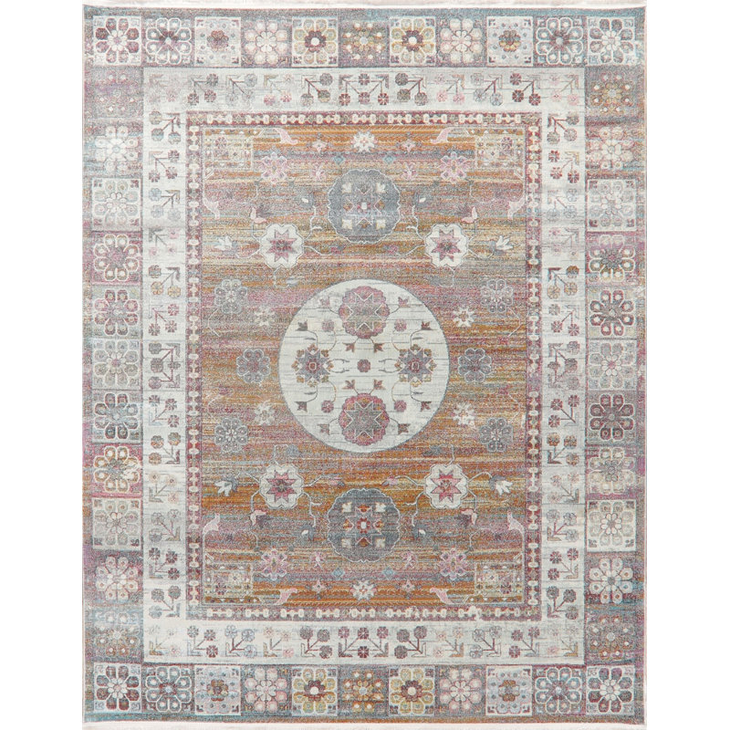 Coshkib Geometric Indoor Rug, Rectangle 8' x 10'