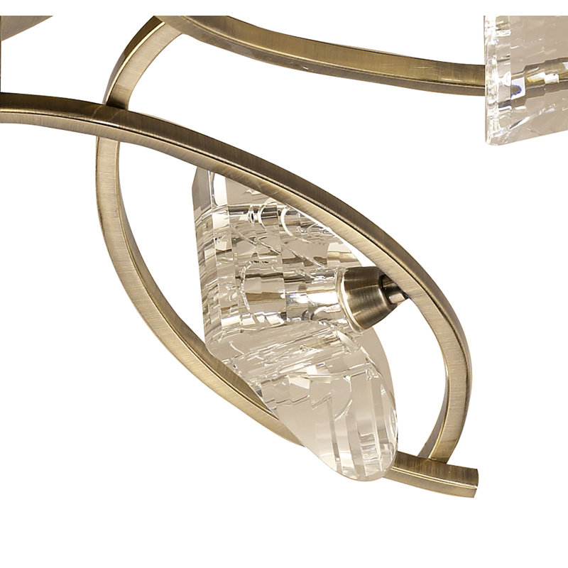 Wallen Crystal Semi Flush Mount