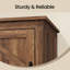 Table de bout avec station de charge, table de chevet étroite avec armoire de rangement,-130058952