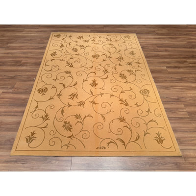 Tapis en laine beige noué à la main Original Original