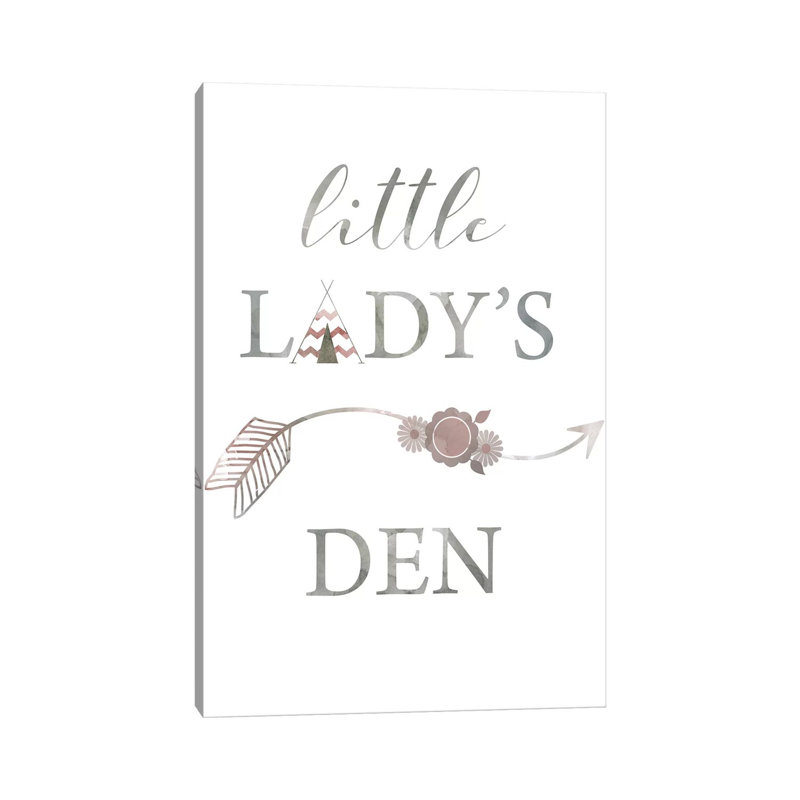 Little Lady Den Arrow by Carol Robinson - Print on Canvas, 30.48 cm H x 45.72 cm W, Wrapped Canvas