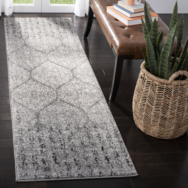 Kara Performance Geometric Rug, Runner 2'3" x 12'